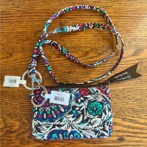 Vera Bradley ID holder and lanyard, NWT Stained Glass Medallion pattern